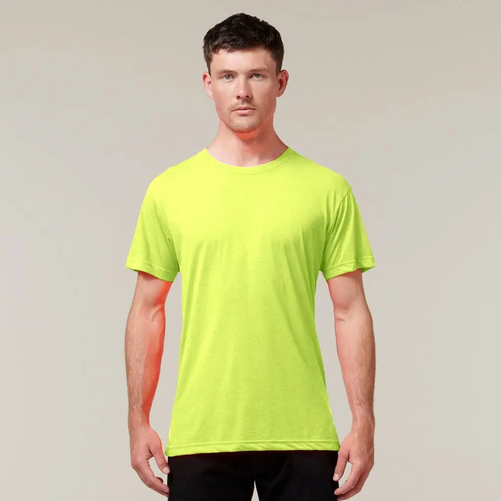 Hard Yakka 3056 Short Sleeve Neon Tee Y19575 - City Workwear